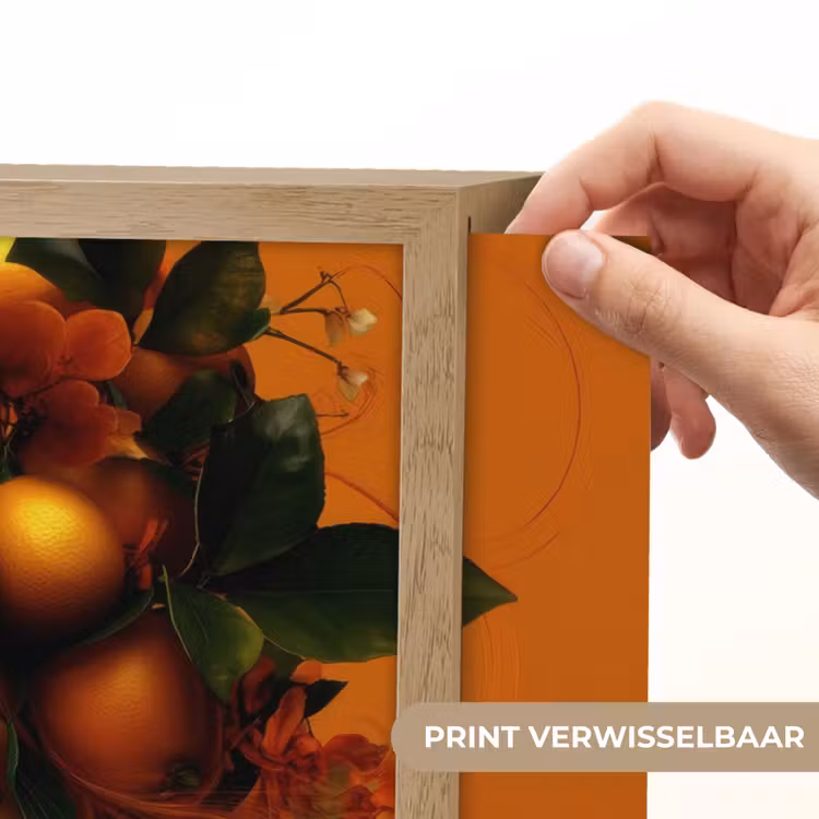Lightbox - Wandlamp - Vrouw - Citroenen - Bloesem - Geel — 5