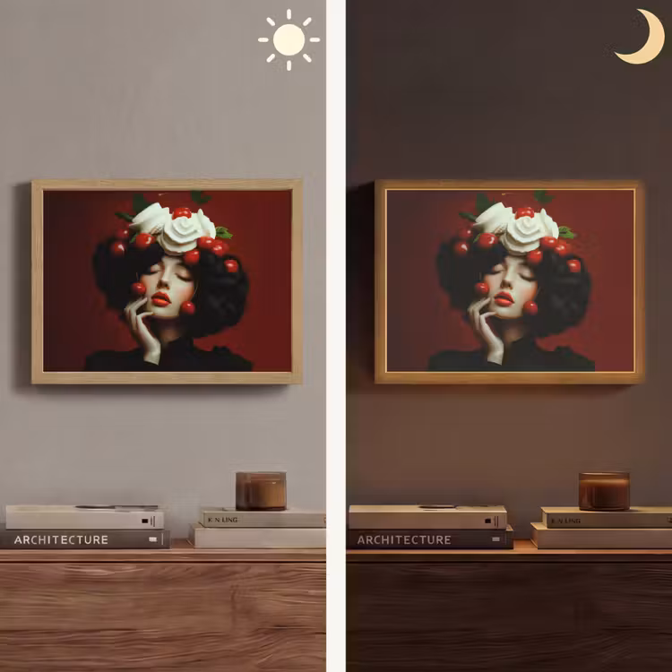 Lightbox - Wandlamp - Vrouw - Kersen - Slagroom — 6