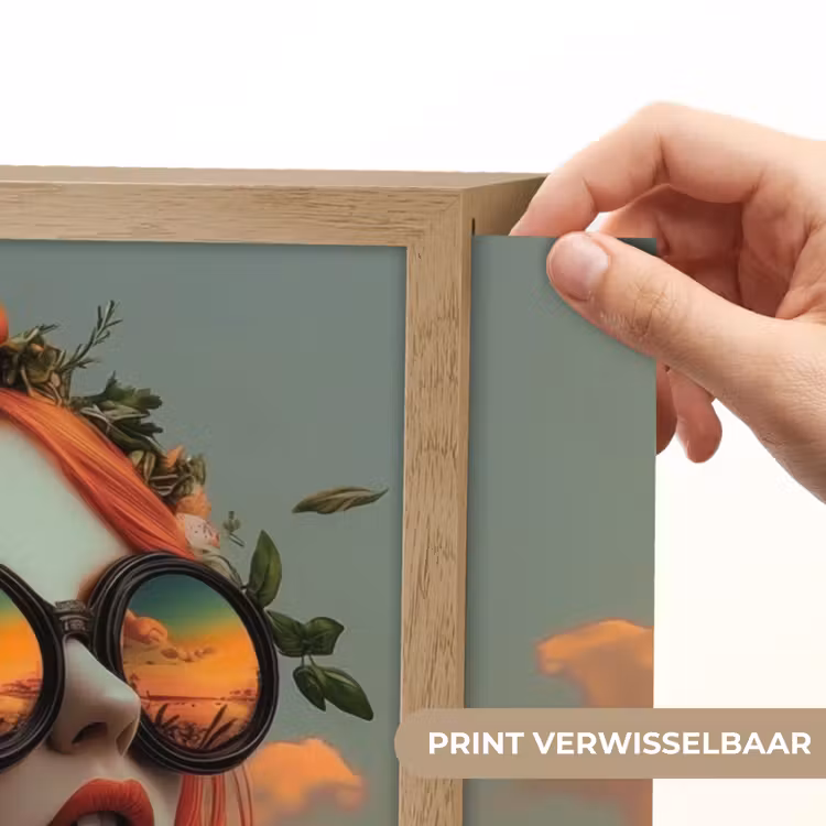 Lightbox - Wandlamp - Vrouw - Kroon - Tomaat - Bascilicum - Zonnebril — 5