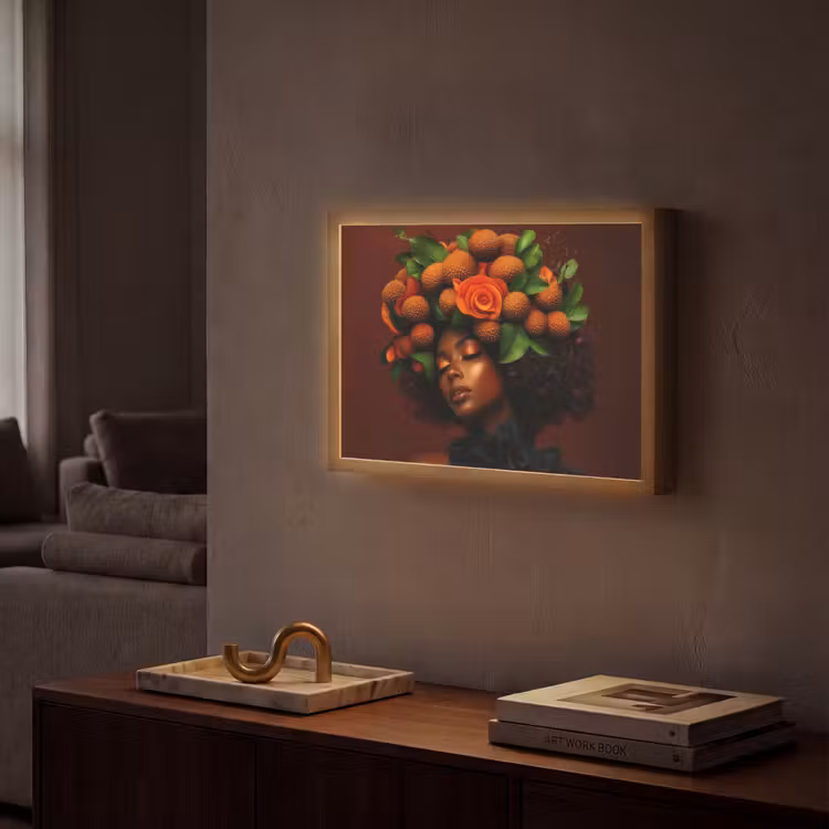 Lightbox - Wandlamp - Vrouw - lychee - exotisch — 2