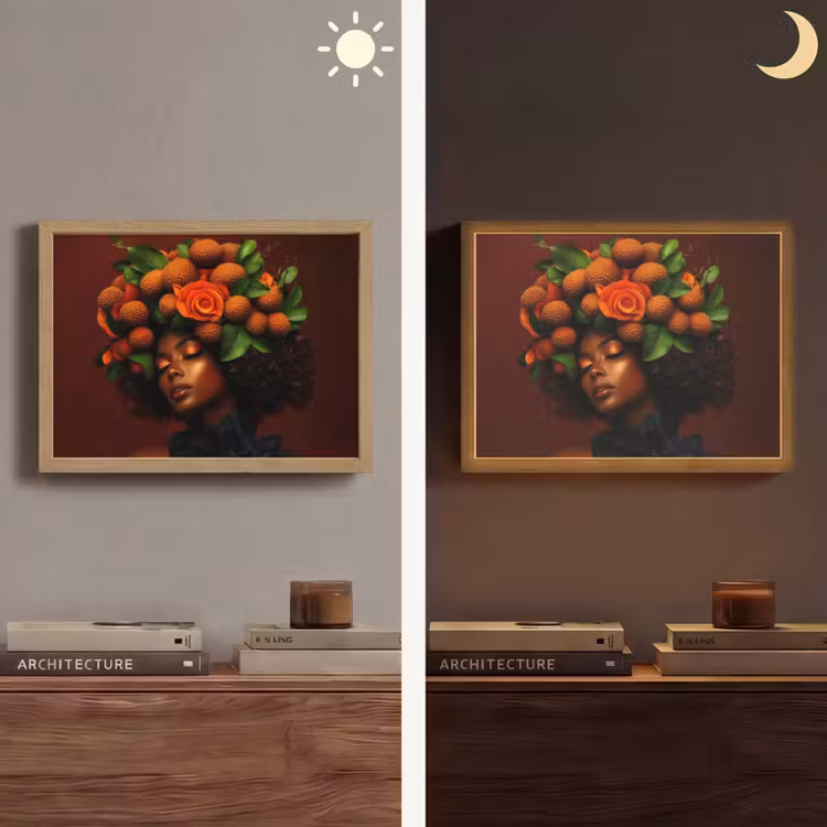 Lightbox - Wandlamp - Vrouw - lychee - exotisch — 6