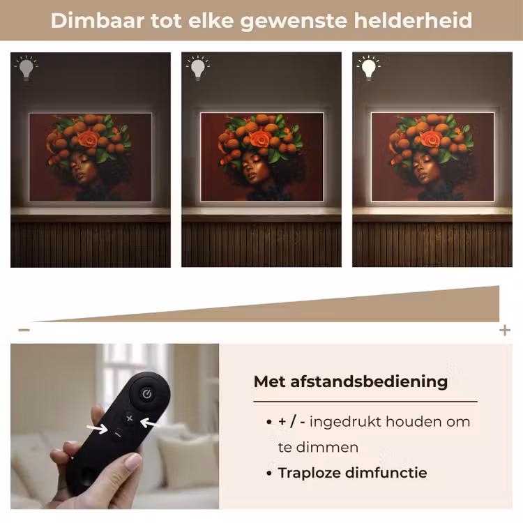 Lightbox - Wandlamp - Vrouw - lychee - exotisch — 9