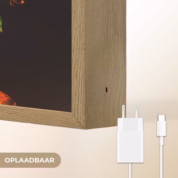 Lightbox - Wandlamp - Vrouw - Zwart - Bessen - Bramen - Appels — 7
