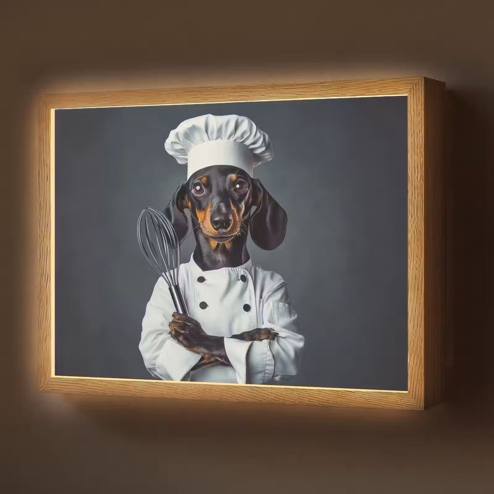 Lightbox - Wandlamp - Hond - Garde - Kok — 1