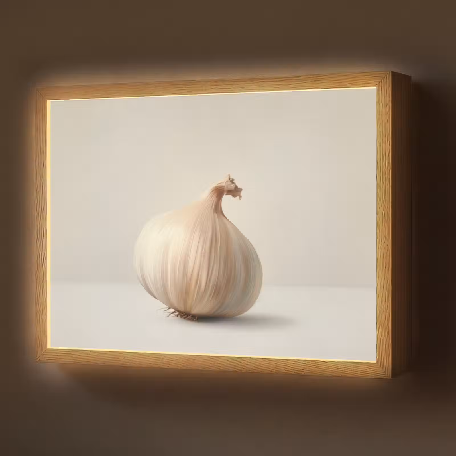 Lightbox - Wandlamp - Knoflook - Natuurlijk - Beige — 1