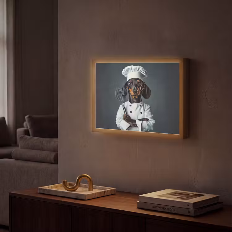 Lightbox - Wandlamp - Hond - Garde - Kok — 2