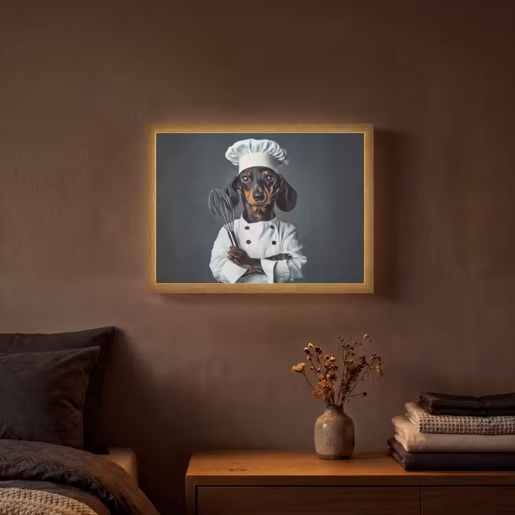 Lightbox - Wandlamp - Hond - Garde - Kok — 3