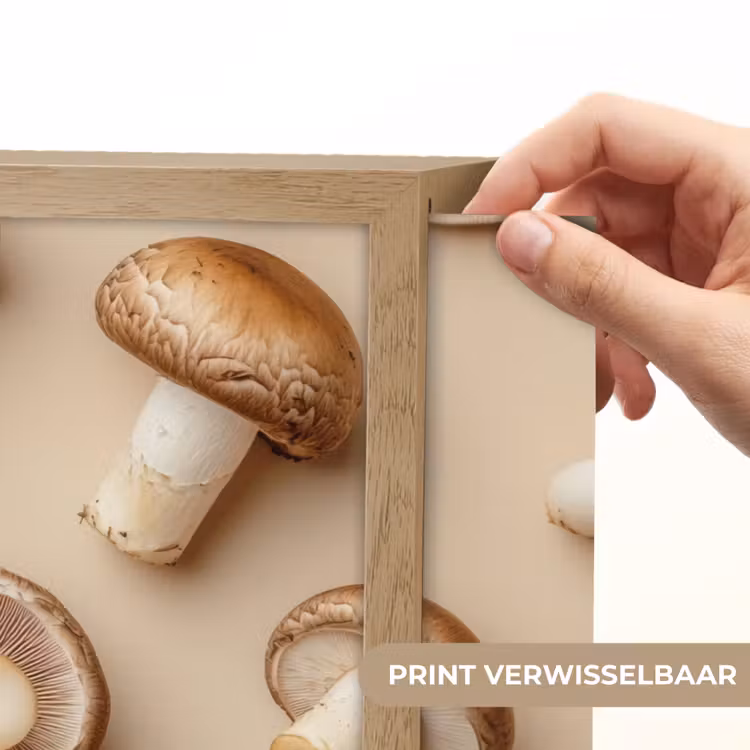 Lightbox - Wandlamp - Kastanje Champignons - Beige — 5
