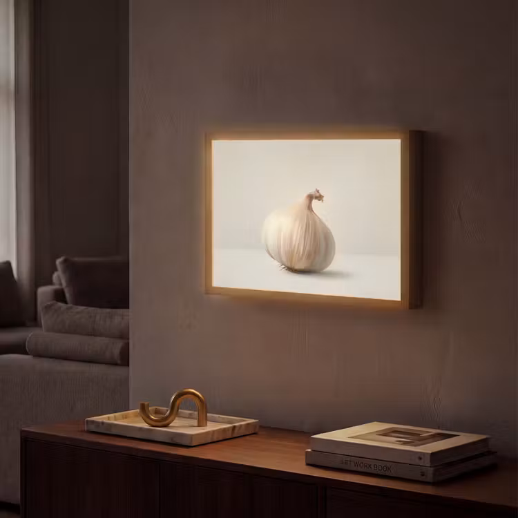 Lightbox - Wandlamp - Knoflook - Natuurlijk - Beige — 2