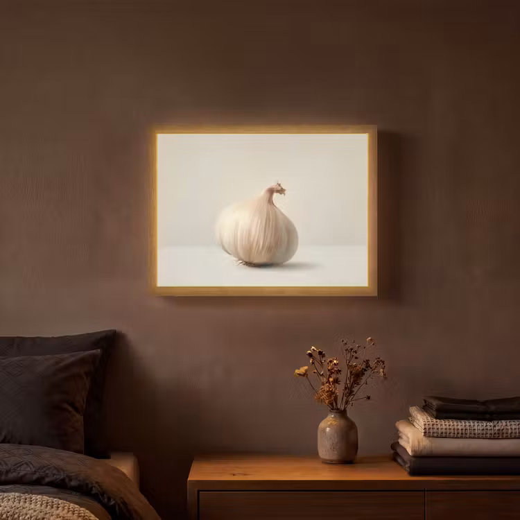 Lightbox - Wandlamp - Knoflook - Natuurlijk - Beige — 3