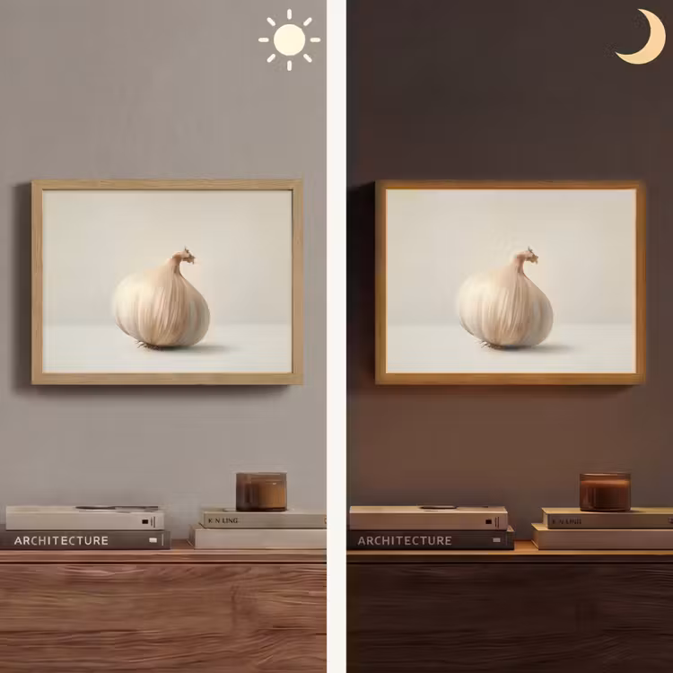 Lightbox - Wandlamp - Knoflook - Natuurlijk - Beige — 6