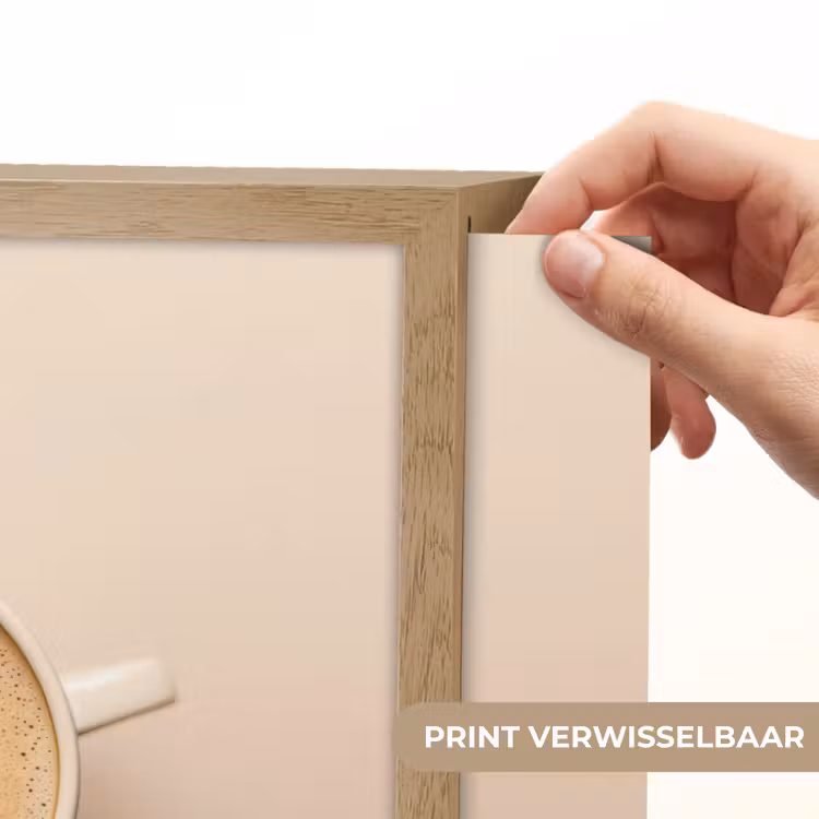 Lightbox - Wandlamp - Koffie - Melkschuim - Lach - Beige — 5