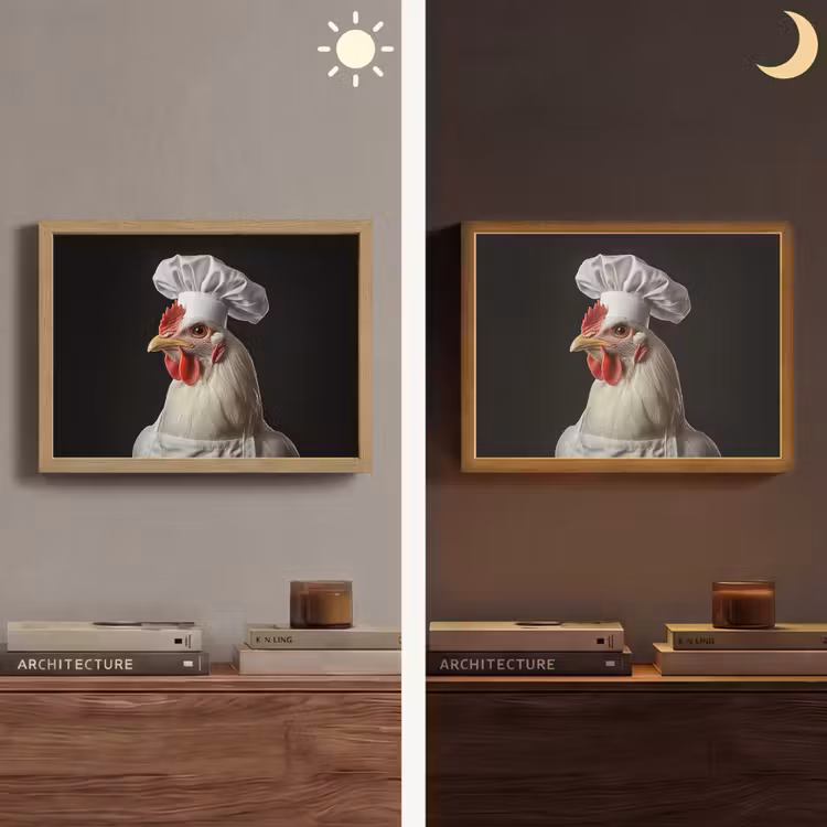 Lightbox - Wandlamp - Kok - Rood - Kip — 6