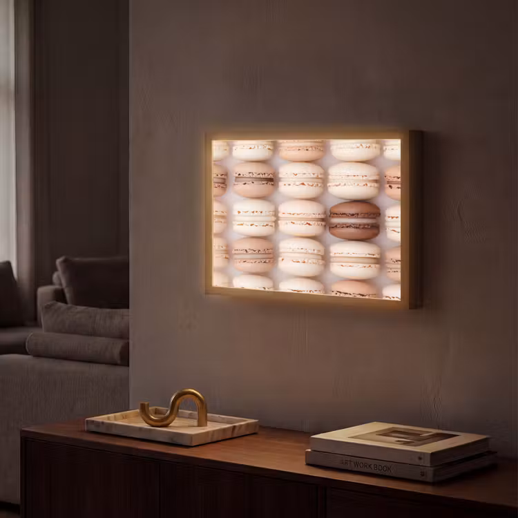 Lightbox - Wandlamp - Macarons - Beige - Bruin — 2