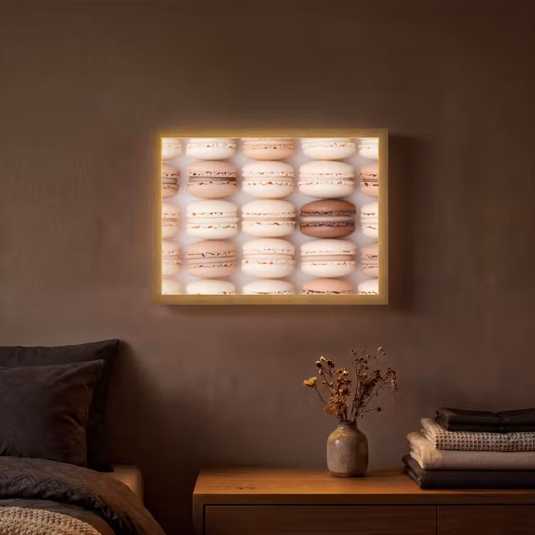 Lightbox - Wandlamp - Macarons - Beige - Bruin — 3