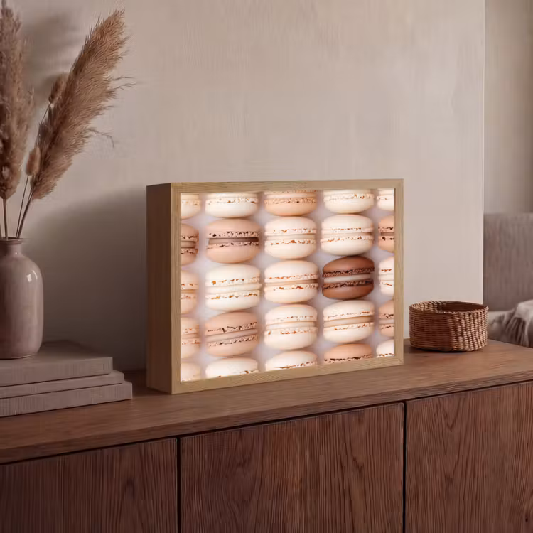Lightbox - Wandlamp - Macarons - Beige - Bruin — 4