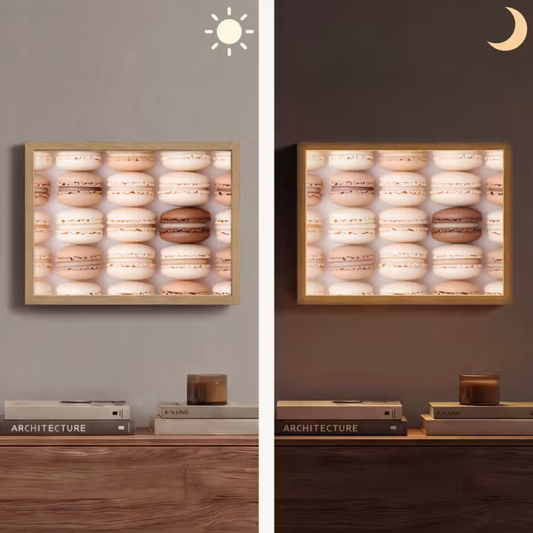 Lightbox - Wandlamp - Macarons - Beige - Bruin — 6