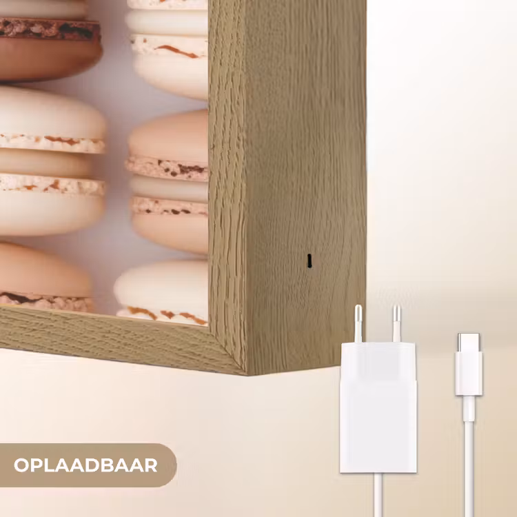 Lightbox - Wandlamp - Macarons - Beige - Bruin — 7