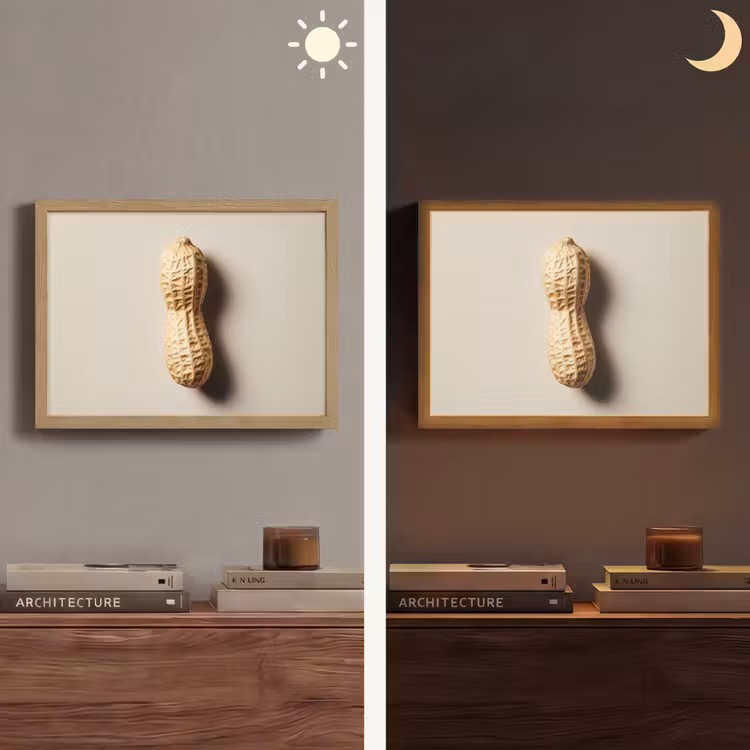 Lightbox - Wandlamp - Pinda - Ruw - Beige — 6