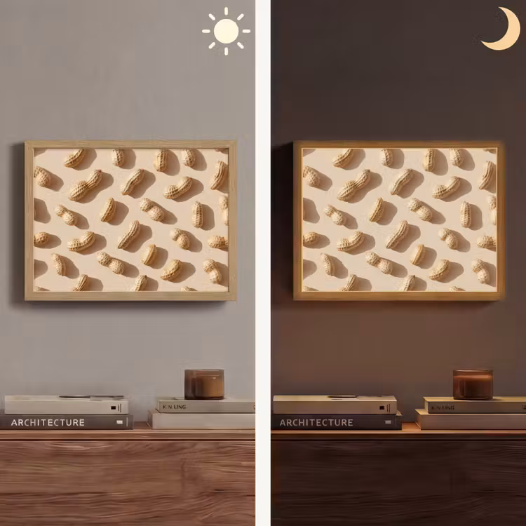 Lightbox - Wandlamp - Pinda's - Patroon - Beige — 6