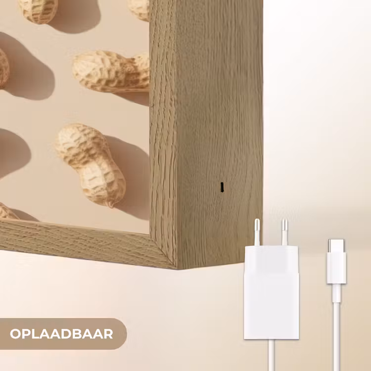 Lightbox - Wandlamp - Pinda's - Patroon - Beige — 7