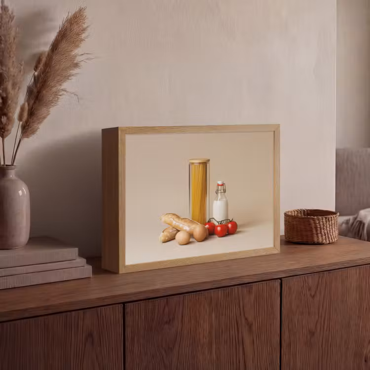 Lightbox - Wandlamp - Spaghetti - Melk - Tomaten - Eieren - Brood — 4