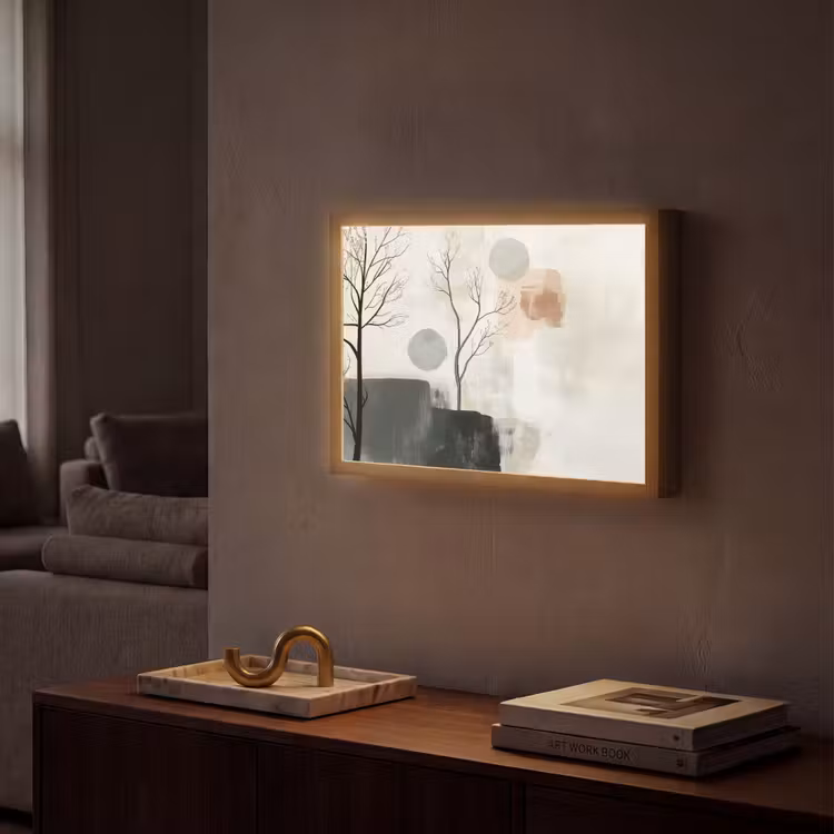 Lightbox - Wandlamp - Wabi sabi - Beige - Plant — 2