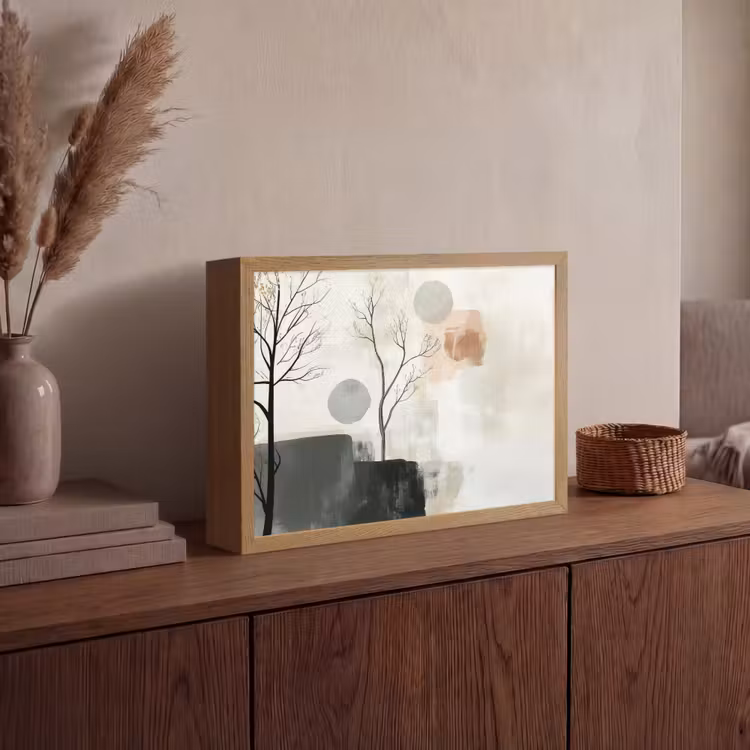 Lightbox - Wandlamp - Wabi sabi - Beige - Plant — 4