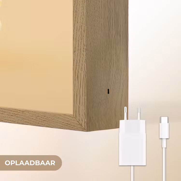 Lightbox - Wandlamp - Donut - Romig - Poedersuiker - Beige — 7