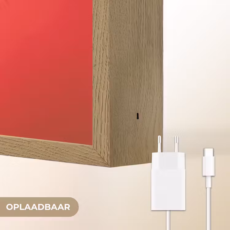 Lightbox - Wandlamp - Hond - Hartjesbril - Loveyou - Rood — 7