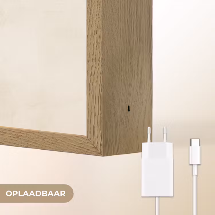 Lightbox - Wandlamp - Japandi - Bamboe - Beige — 7