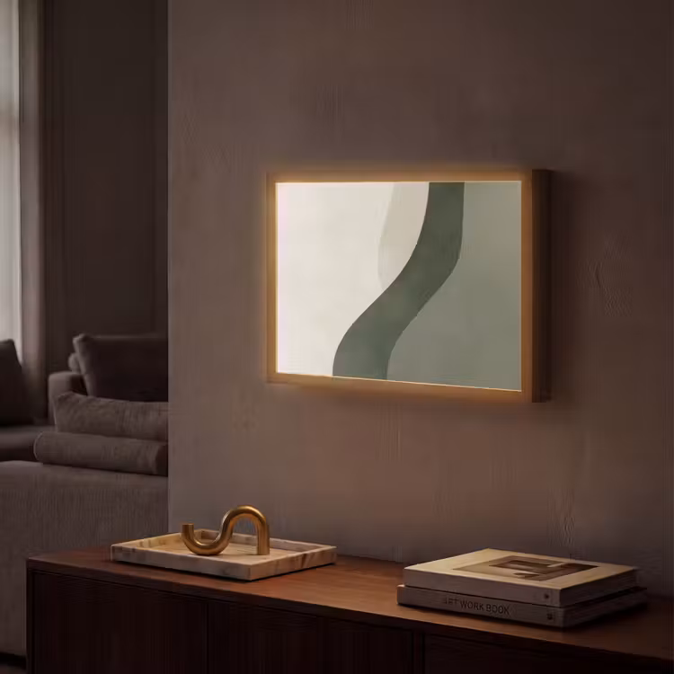 Lightbox - Wandlamp - Japandi - Groen - Abstract - Modern — 2