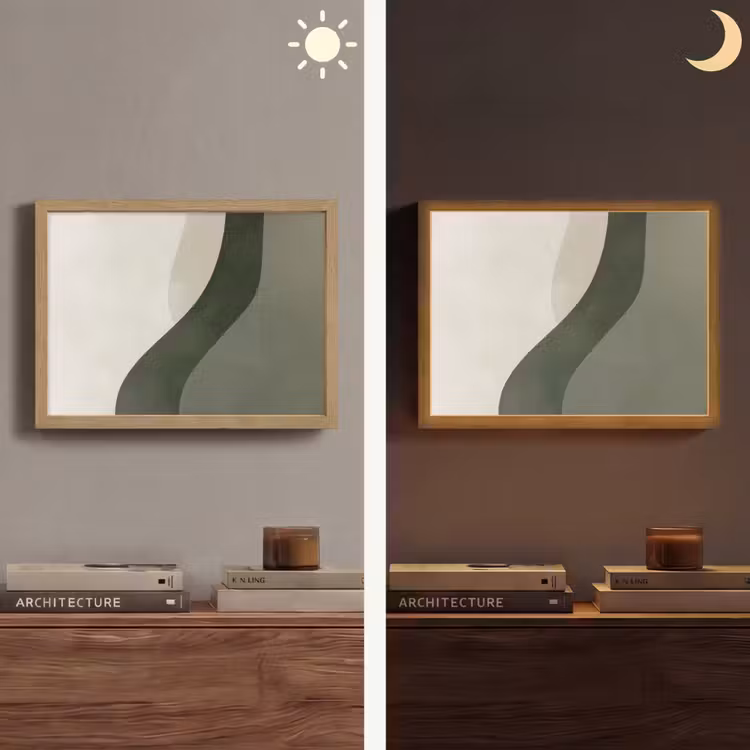 Lightbox - Wandlamp - Japandi - Groen - Abstract - Modern — 6