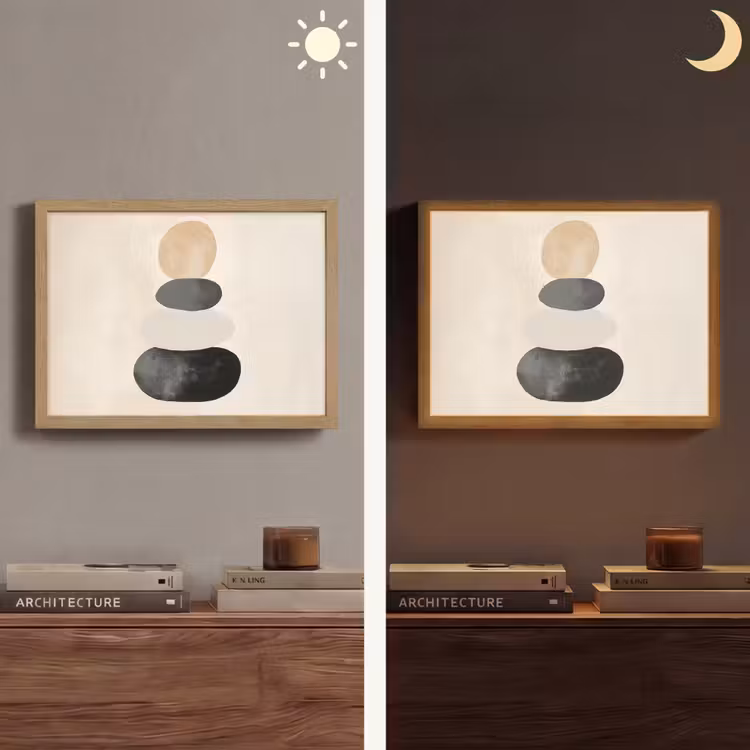 Lightbox - Wandlamp - Japandi - Wabi sabi - Beige — 6