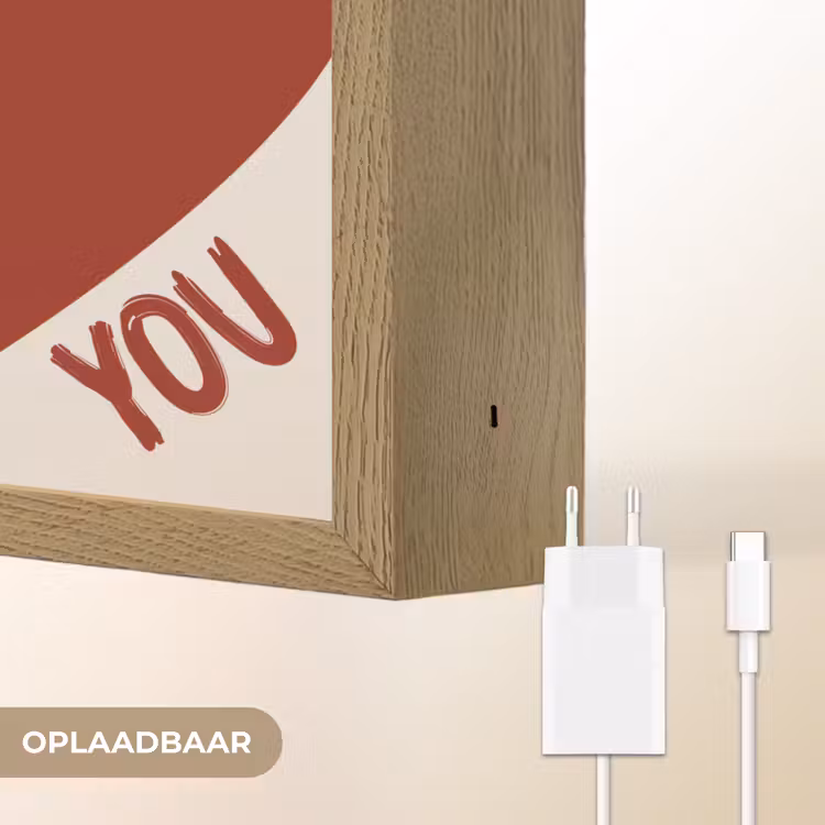 Lightbox - Wandlamp - Loveyou - Rood - Hart — 6