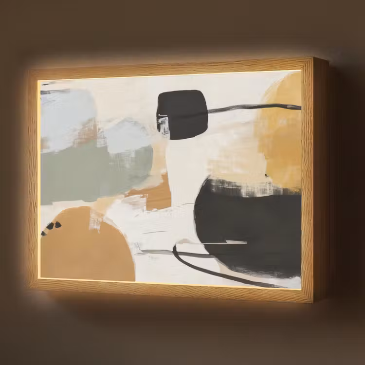 Lightbox - Wandlamp - Paint - Abstract - Kleuren — 1