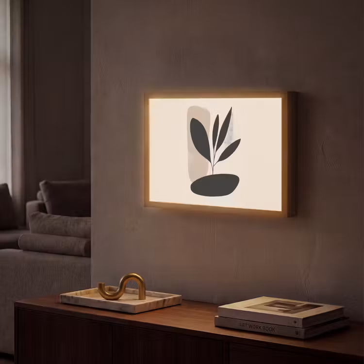 Lightbox - Wandlamp - Plant - Beige - Japandi — 2