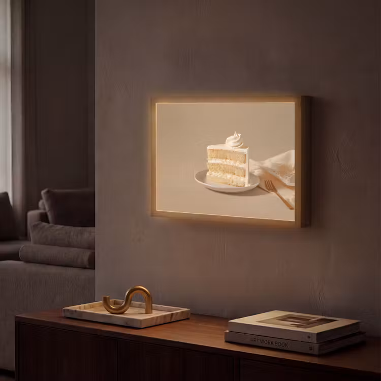 Lightbox - Wandlamp - Vanilletaart - Cake - Romig — 2