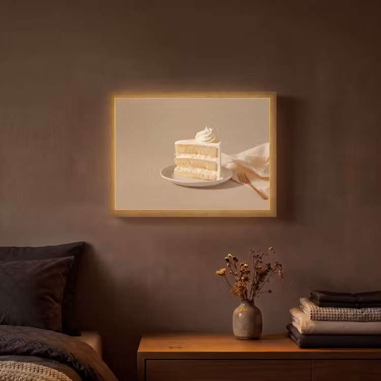 Lightbox - Wandlamp - Vanilletaart - Cake - Romig — 3