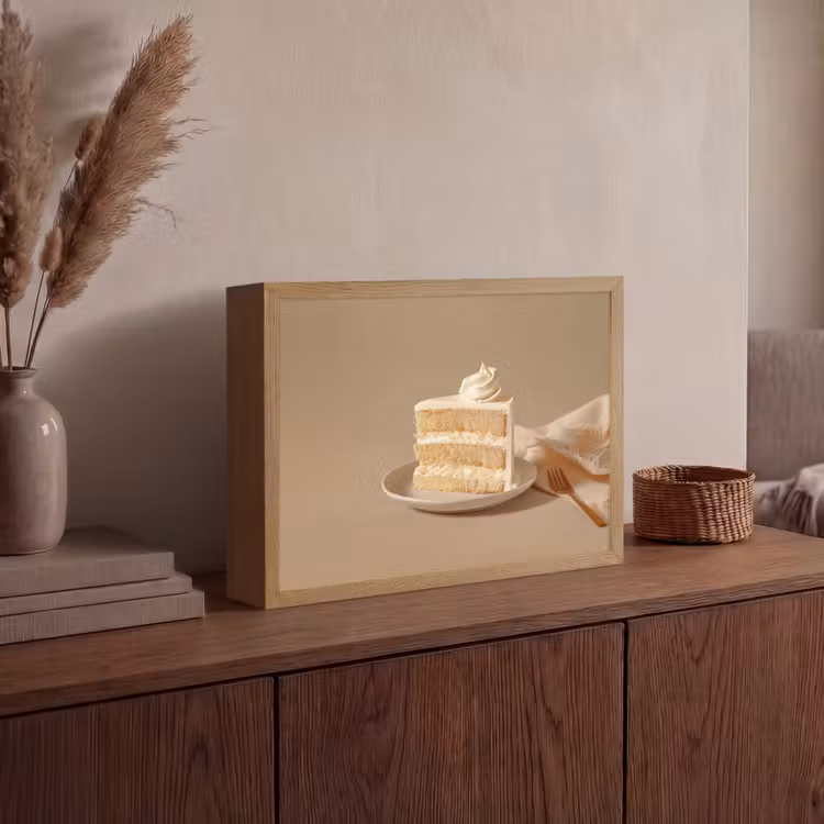 Lightbox - Wandlamp - Vanilletaart - Cake - Romig — 4