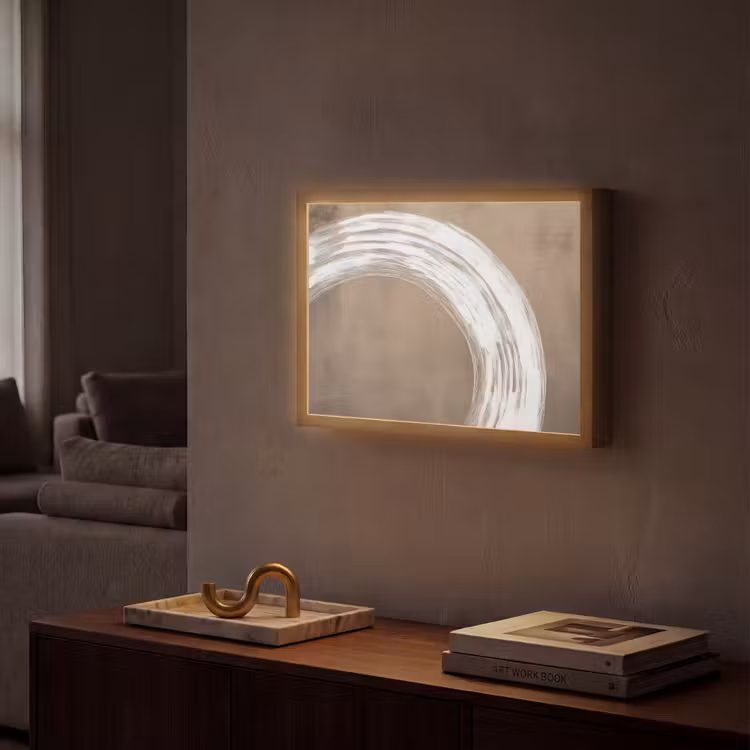 Lightbox - Wandlamp - Verf - Bruin - Japandi — 2