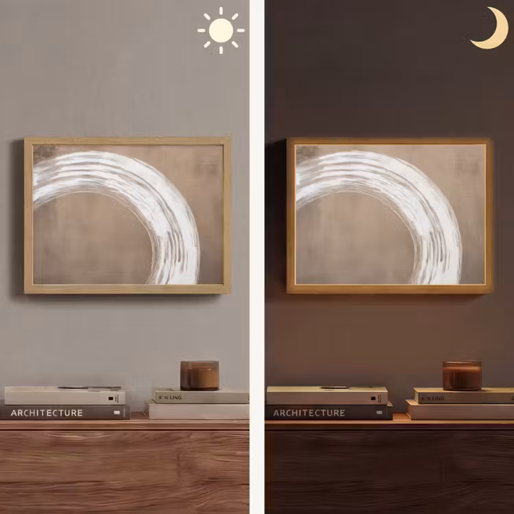 Lightbox - Wandlamp - Verf - Bruin - Japandi — 6