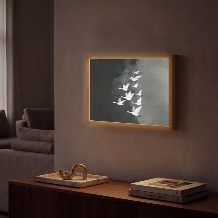 Lightbox - Wandlamp - Vogel - Japandi - Groen — 2