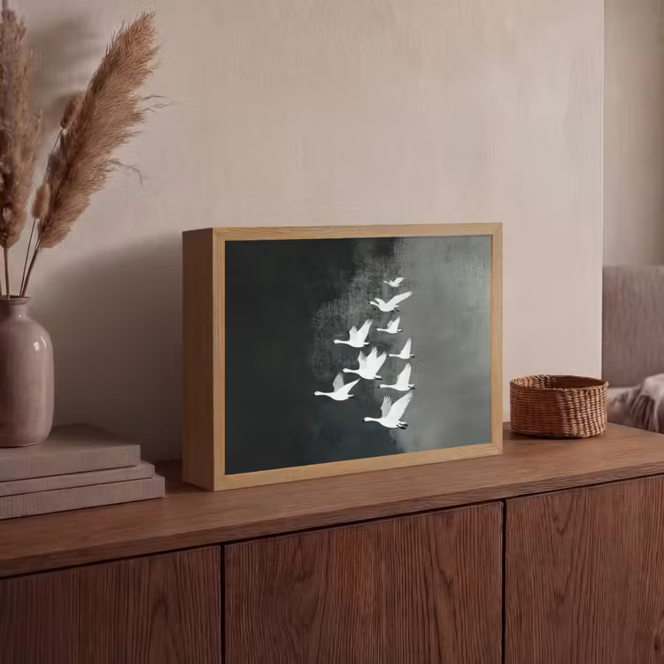 Lightbox - Wandlamp - Vogel - Japandi - Groen — 4