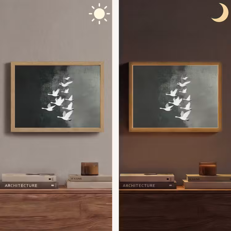 Lightbox - Wandlamp - Vogel - Japandi - Groen — 6