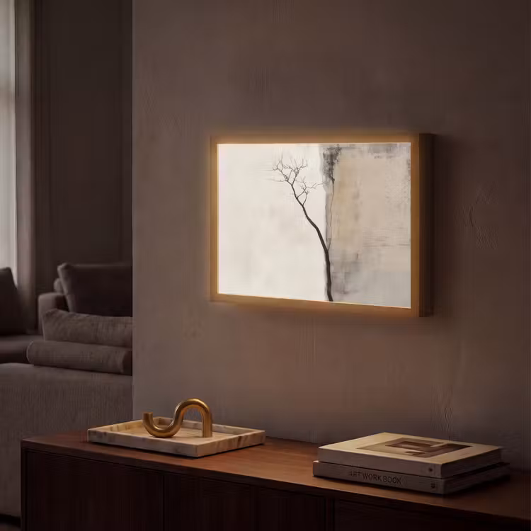 Lightbox - Wandlamp - Wabi sabi - Plant - Beige — 2