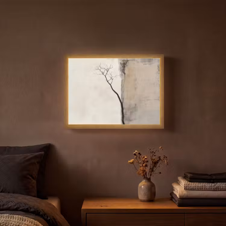 Lightbox - Wandlamp - Wabi sabi - Plant - Beige — 3