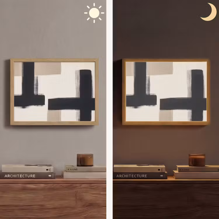 Lightbox - Wandlamp - Zwart - Abstract - Japandi — 6