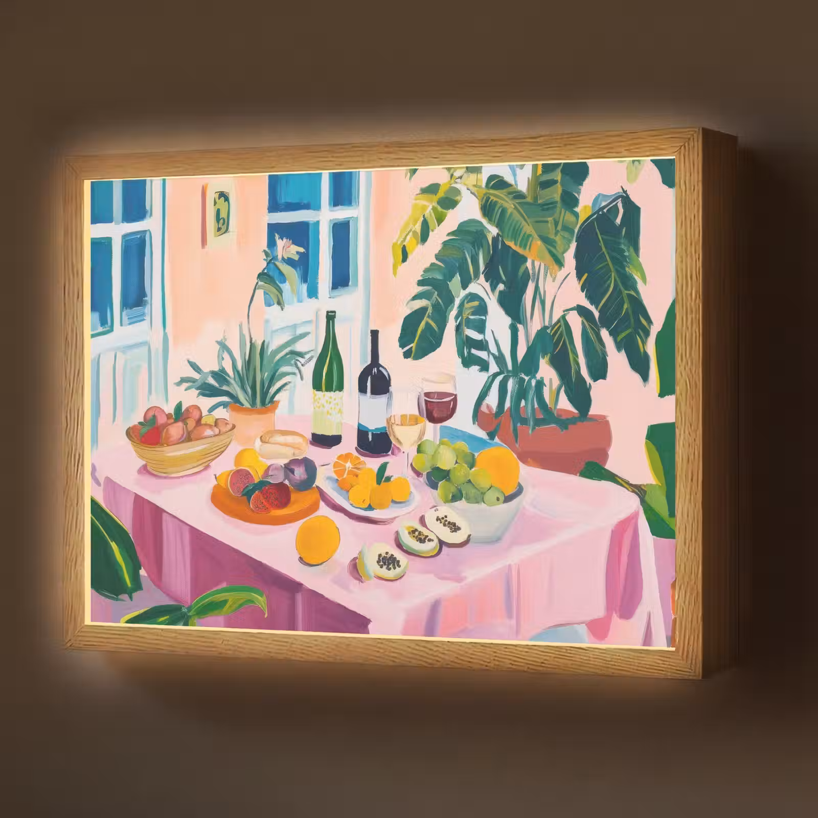 Lightbox - Wandlamp - Tafel - Wijn - Fruit — 1