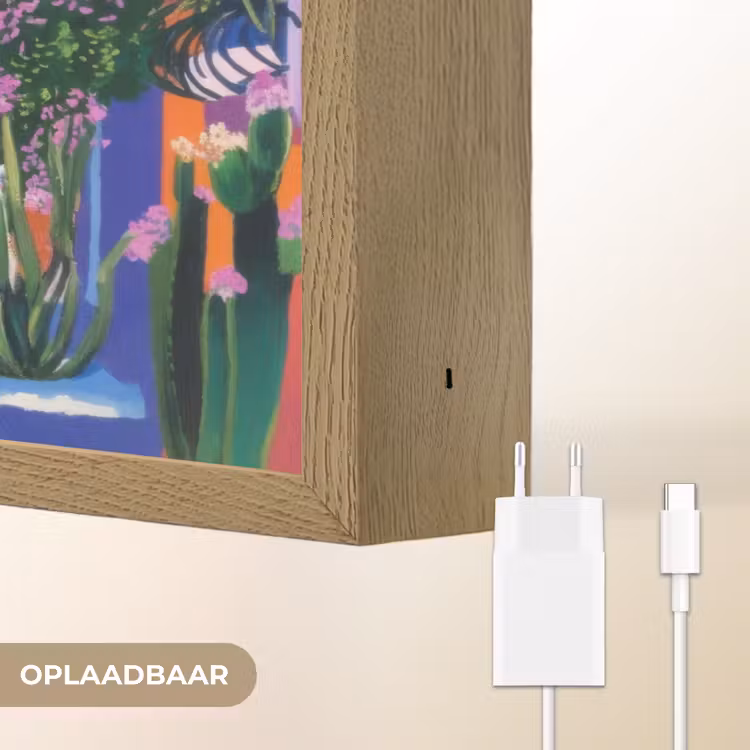 Lightbox - Wandlamp - Geel - Blauw - Oranje - Huis — 7